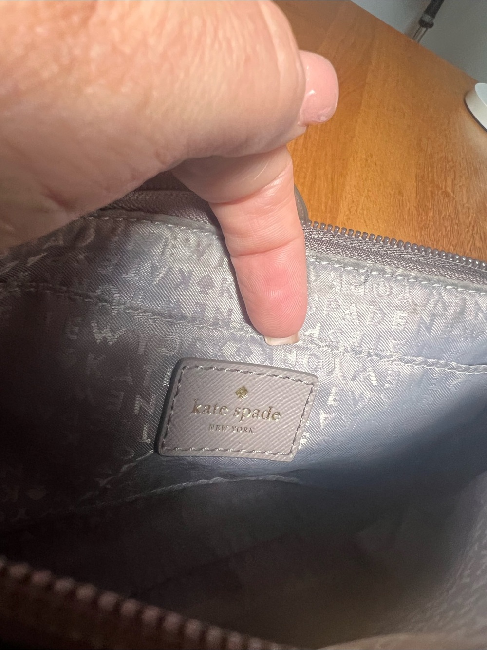 kate spade Greta Court Ramey Glitter Saffiano Crossbody - Picture 11 of 12